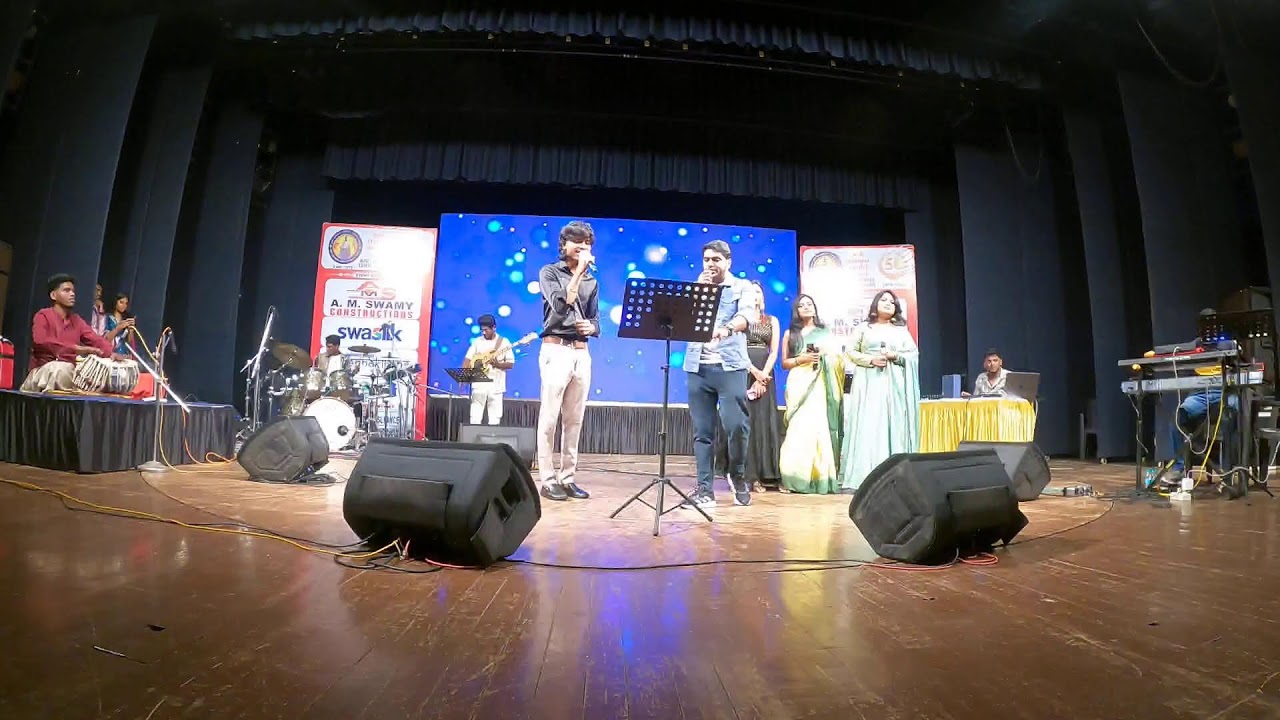 Navi Mumbai Tamil Sangam Golden Jubilee celebrations live orchestra - PART 1