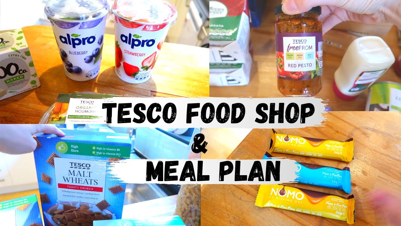 £100 Tesco's Grocery Haul & Meal Plan July 2021 | Vegan grocery haul | Family of 3