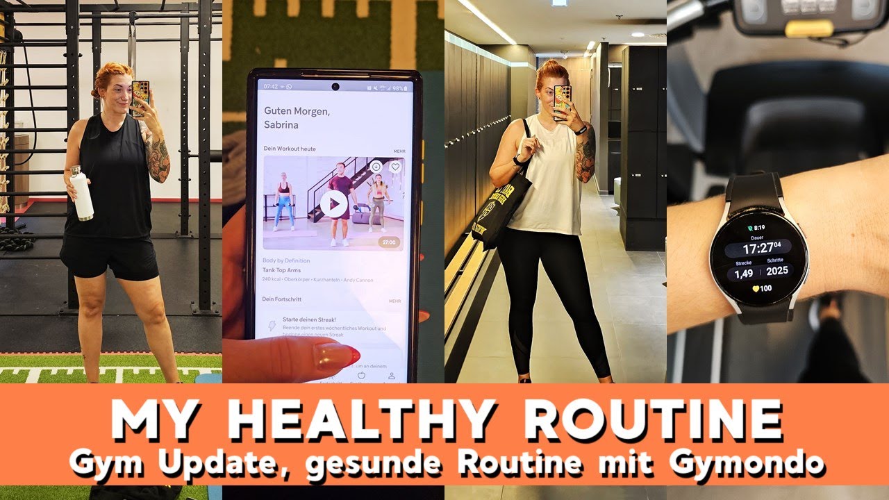 My Healthy Routine: Gym Update, gesunde Routine mit Gymondo // Weekly Vlog 154 | Sabrina Sterntal