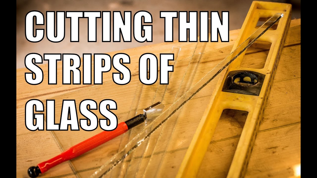 How to cut thin strips of glass (in 4k)