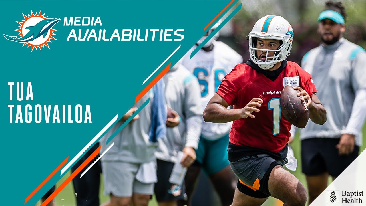 QUARTERBACK TUA TAGOVAILOA MEETS WITH THE MEDIA | MIAMI DOLPHINS