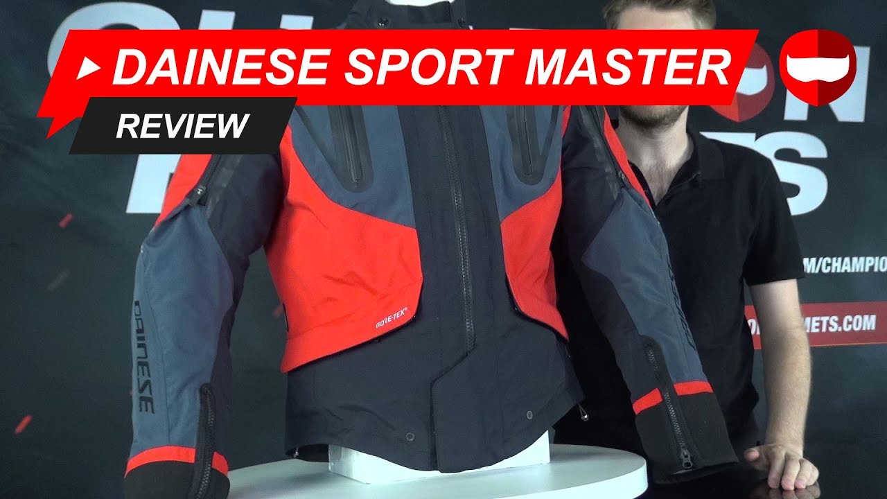 Dainese Sport Master Gore Tex Куртка Обзор - ChampionHelmets.com