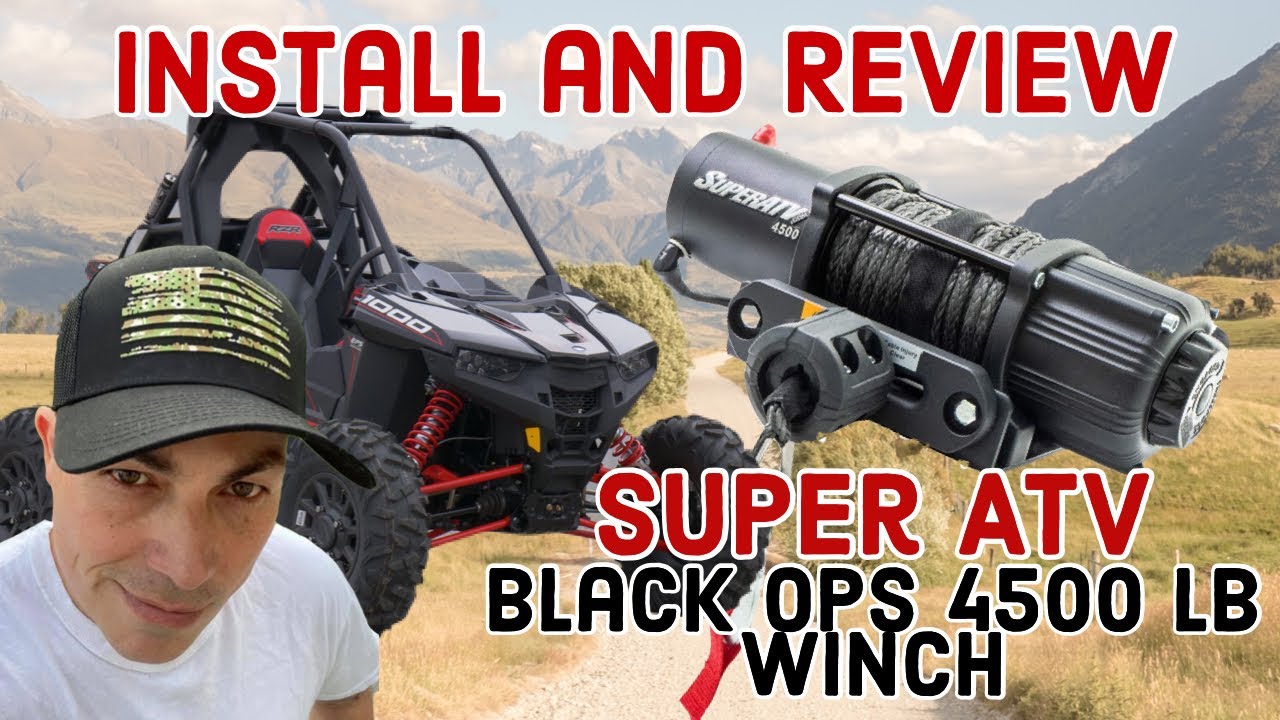 Black Ops Winch Install on my polaris RS1