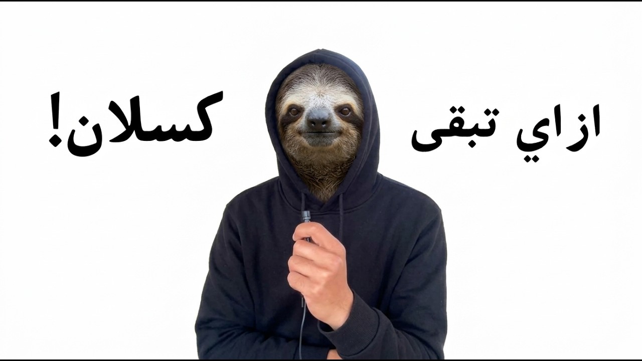 الحياة من وجهة نظر الكسلان