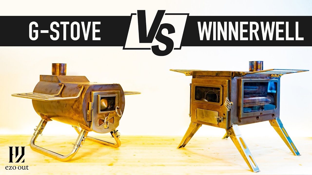 キャンプ最強薪ストーブ比較！G-StoveとWINNERWELLはどう違う？Heat ViewとNomad View-Mを徹底比較！