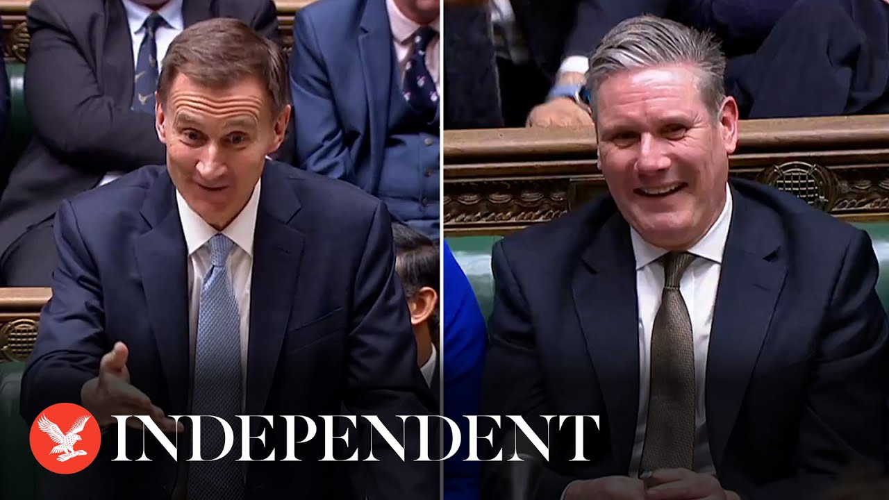 Hunt jokes Starmer needs to ‘shed a few pounds’ during spring Budget