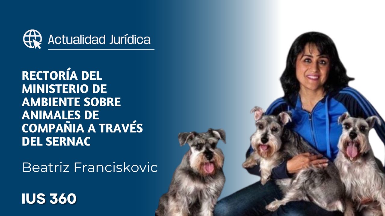 Proyecto de Ley: Servicio nacional de animales de compañía a través de SERNAC | Beatriz Franciskovic