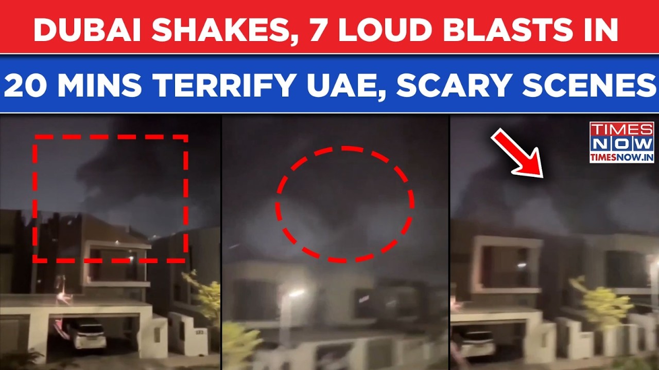 DUBAI Shakes! 7 EXPLOSIONS in 20 MINUTES Near Palm Jumeirah Leave UAE Terrified, SCARY VIDOES Show