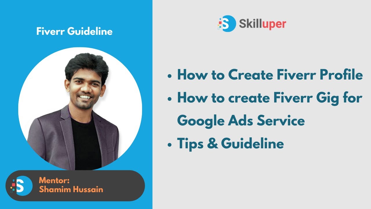 Last Class(Batch-09) How to Create Fiverr Profile - How to create Fiverr Gig for Google Ads Service