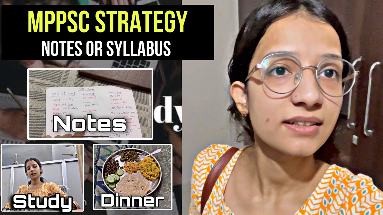 MPPSC STRATEGY FOR PRELIMS 2025📚| UPSCVLOG #study #statepsc