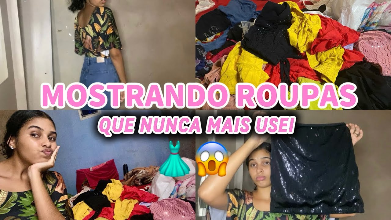 MOSTREI ROUPAS QUE ESTÃO GUARDADAS, E NUNCA MAIS FOI USADA 😅👗/ venha entender o motivo 