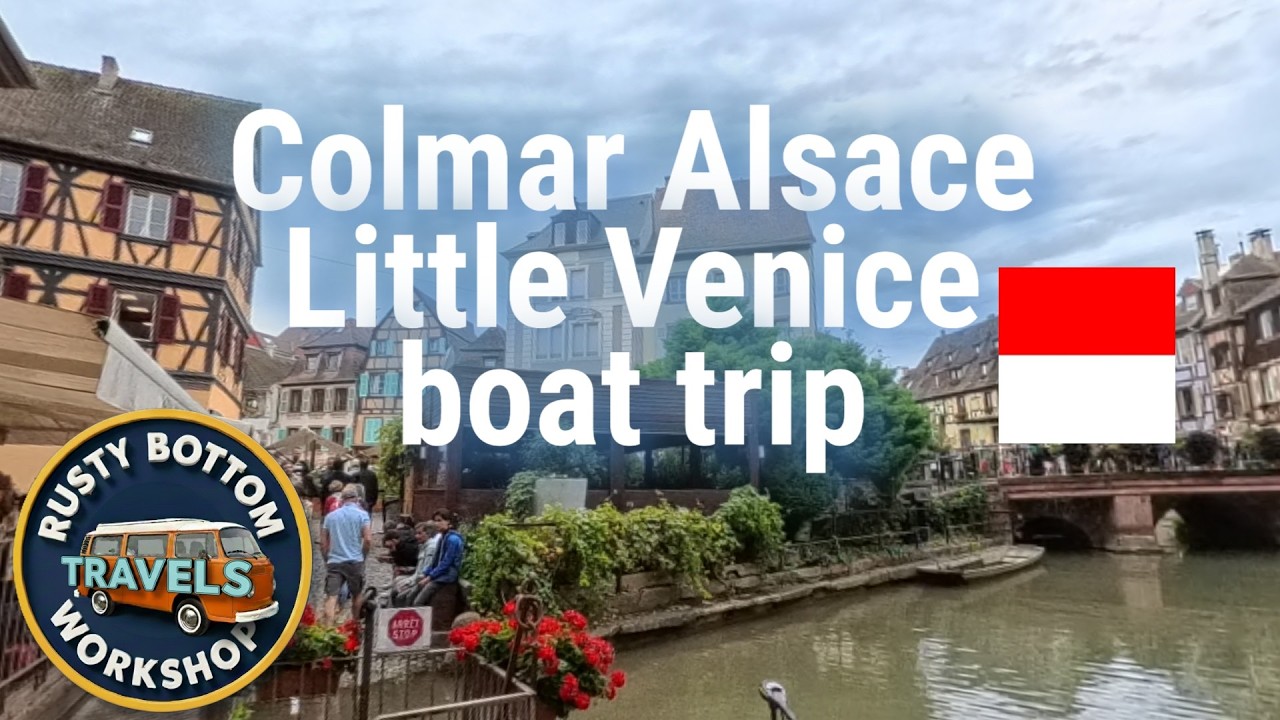 Colmar, Alsace. Short boat trip in Little Venice