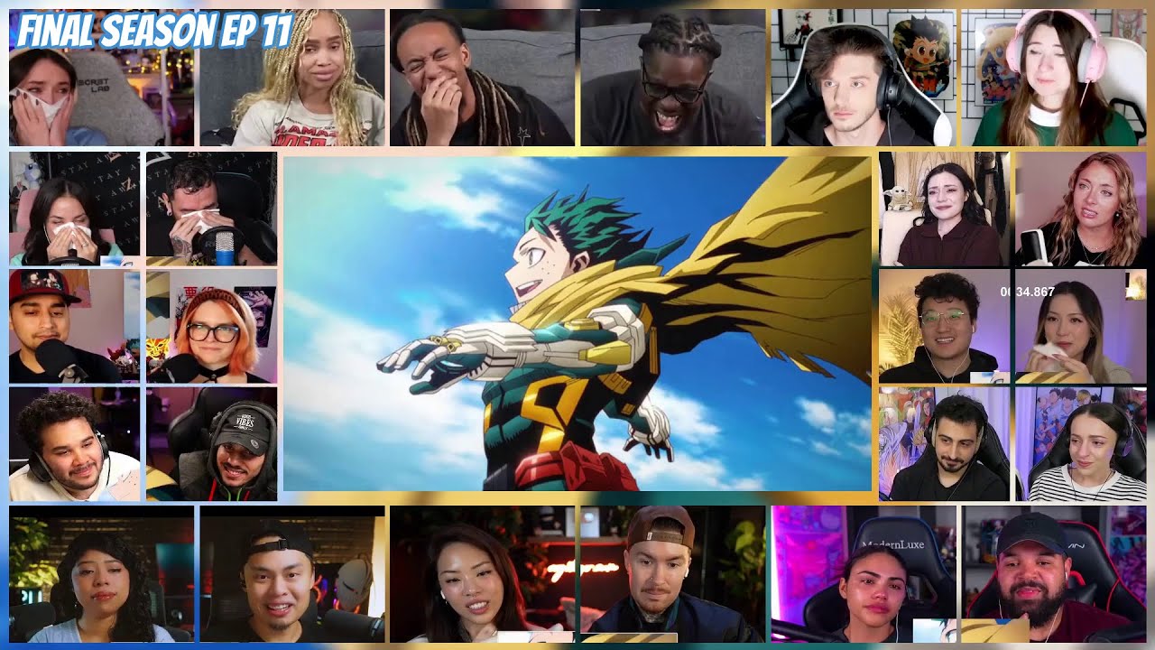 My Hero Academia Season 8 Episode 11 Reaction Mashup | 僕のヒーローアカデミア | FINALE