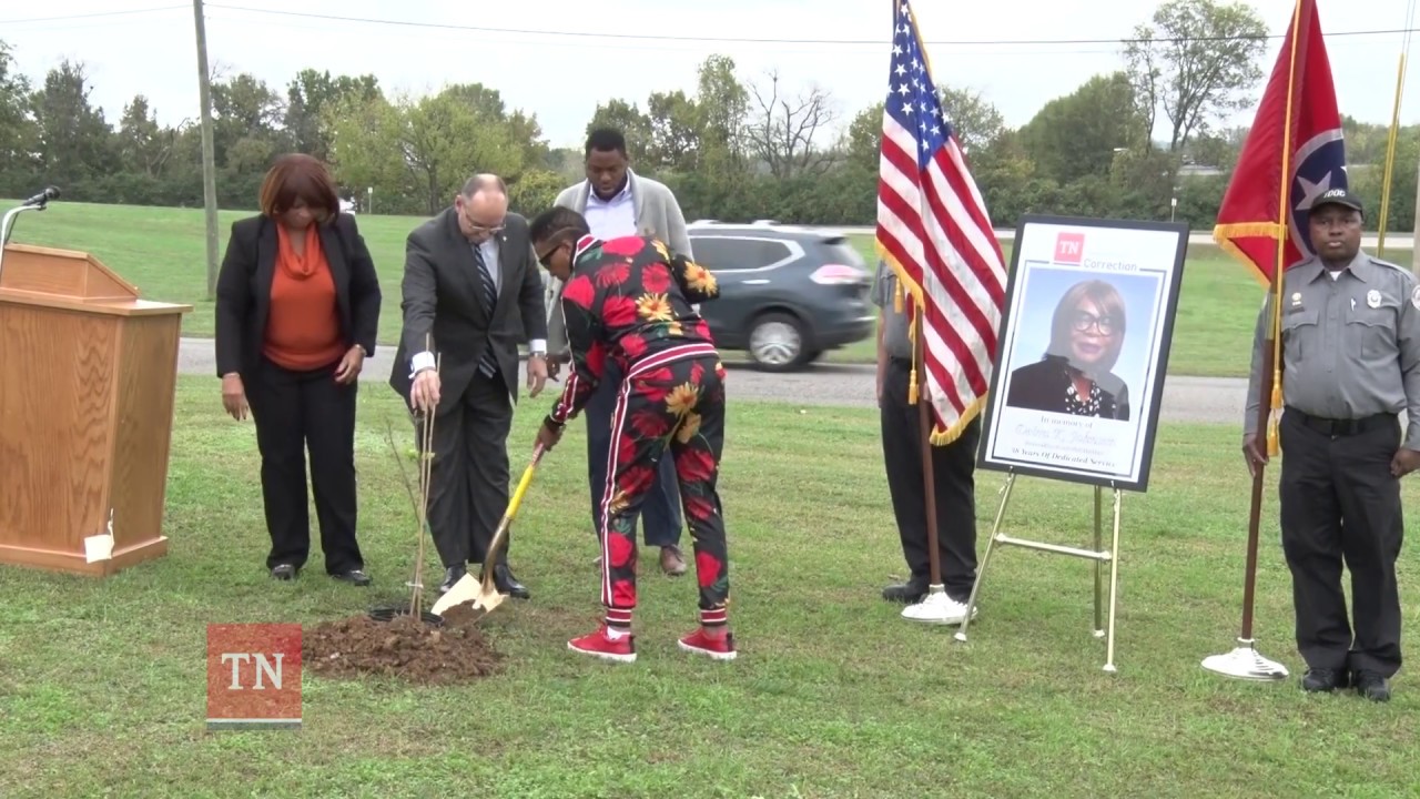 Tree Planting Memorial Service Celebrating Correctional Administrator Ms. Debra K. Johnson