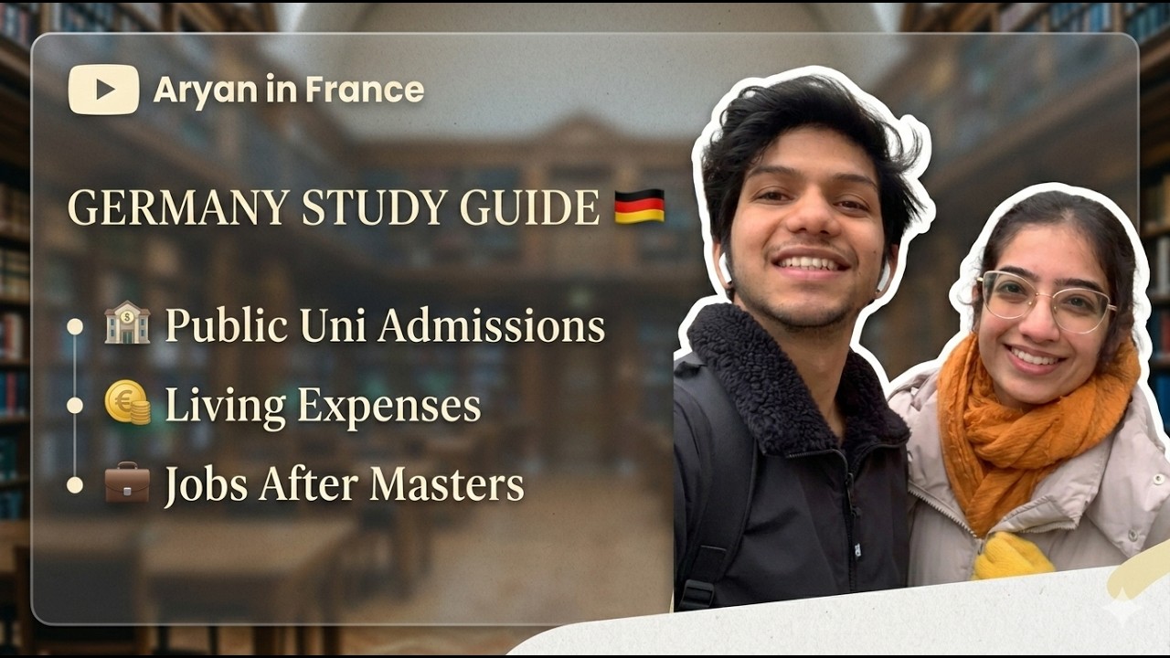 Study in Germany 🇩🇪 | Public University, Expenses & Job After Master’s