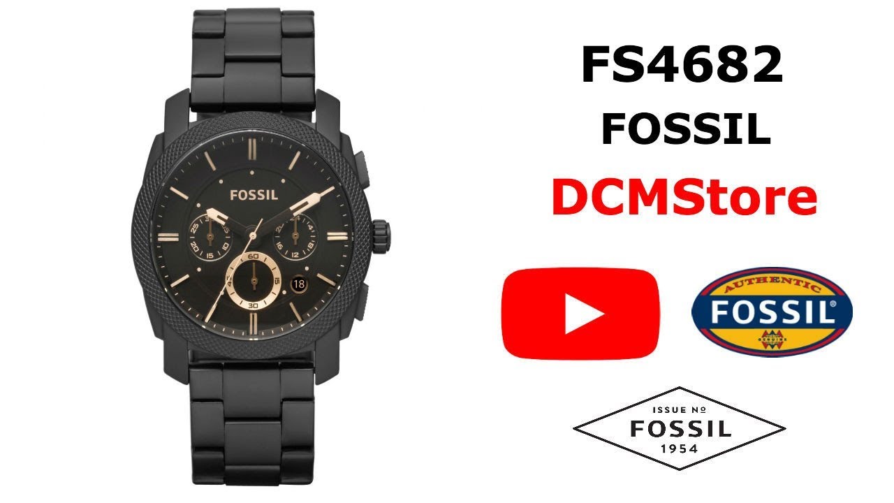 FS4682 Fossil Machine Chronograph All Black