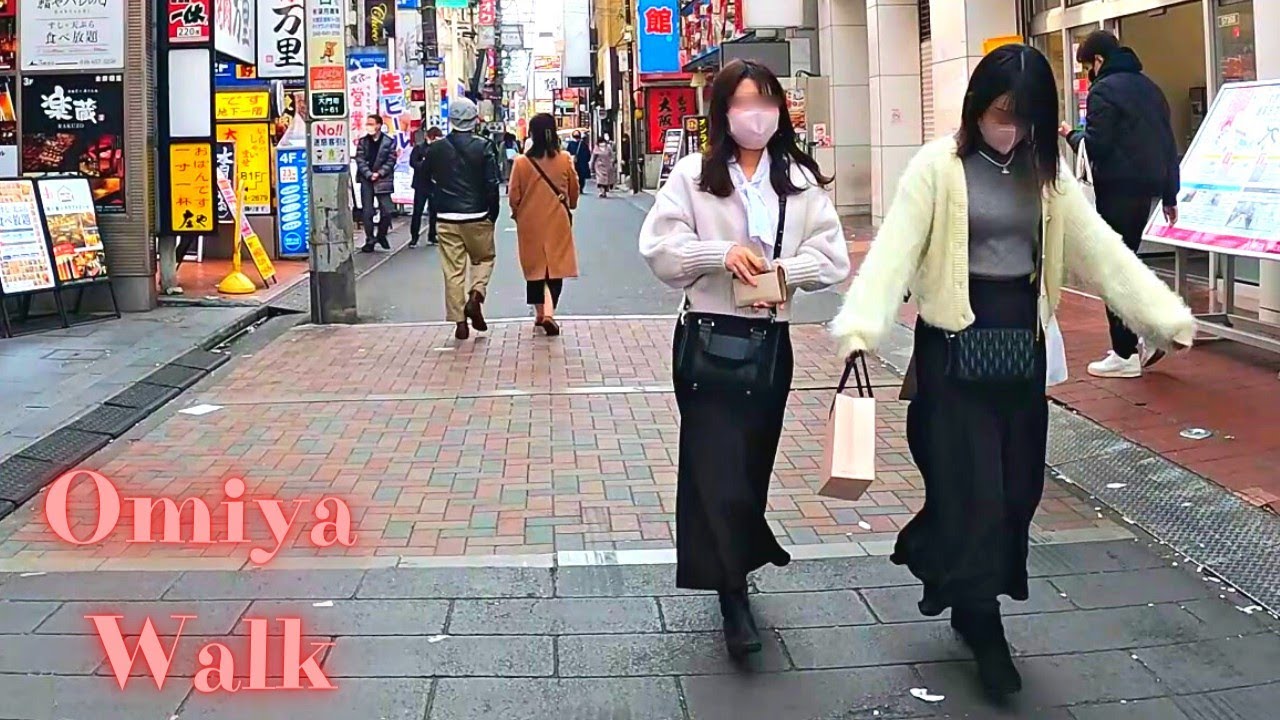 Omiya Saitama walk tour. 【4K】2.2023