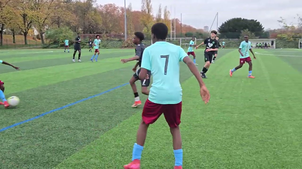 PFA U13-U14 contre Paris XIII Athletico U15D1, 1ere mi-temps 3-0 
