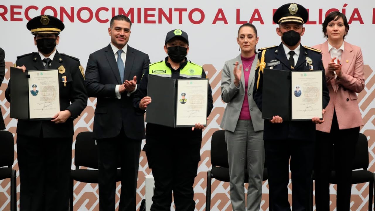 Ceremonia de Reconocimiento a la Polic&iacute;a de la CDMX
