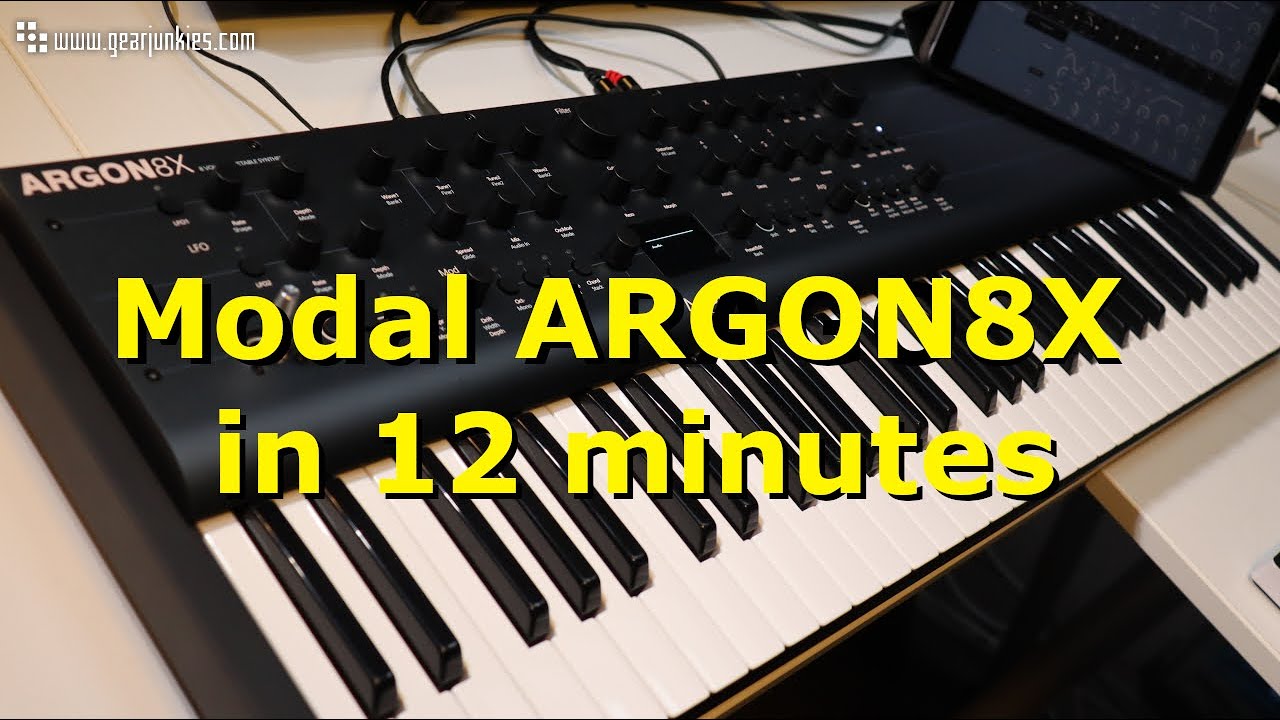 The Modal ARGON8X synthesizer in 12 minutes