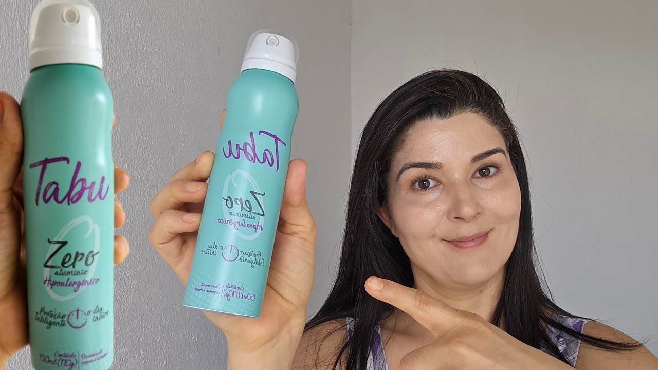 Desodorante Tabu zero alumínio e sem triclosan e corantes é bom ? 😲