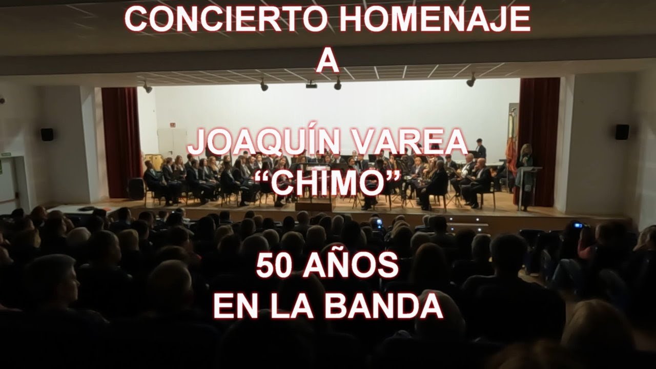 JOAQUÍN VAREA “CHIMO”,  50 AÑOS EN LA BANDA
