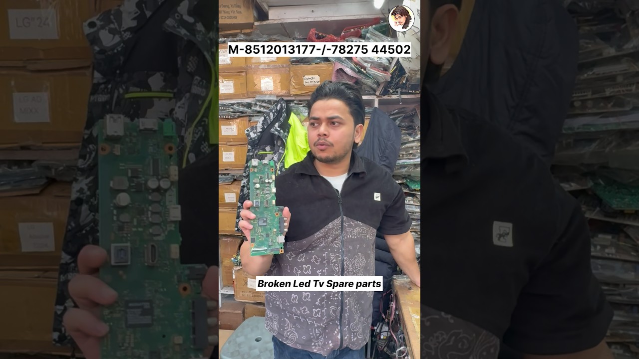 Broken led lcd tv spare parts shop 