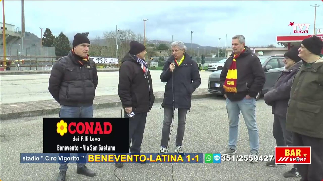 BAR SPORT 91° MINUTO POST PARTITA BENEVENTO-LATINA 14 FEBBRAIO 2026
