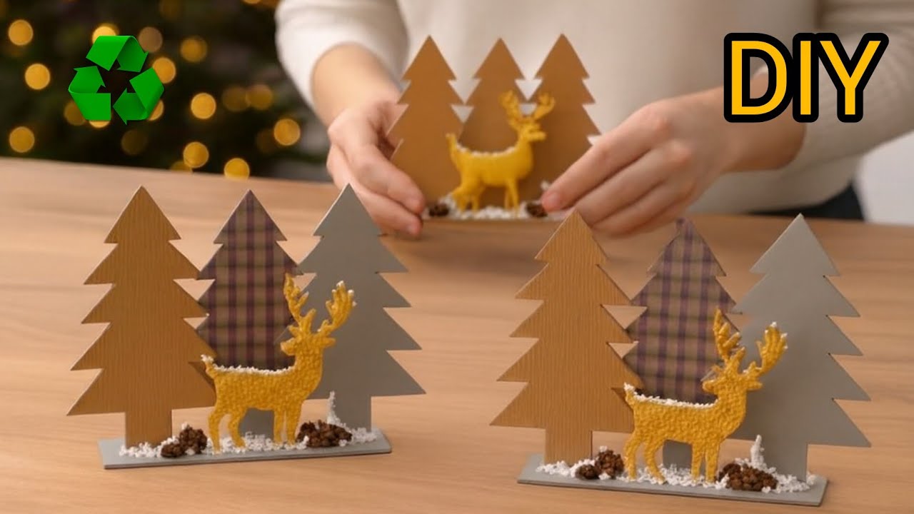 "Using recycled materials in creative art projects"♻️Beautiful idea with cardboard and fabric 🥰
