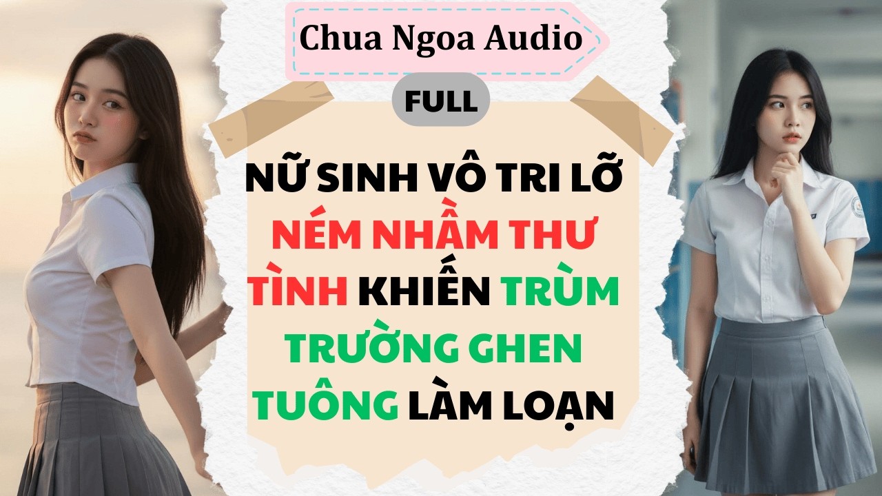 Full Audio|NỮ SINH VÔ TRI LỠ NÉM NHẦM THƯ TÌNH KHIẾN TRÙM TRƯỜNG GHEN TUÔNG LÀM LOẠN|Chua Ngoa Audio