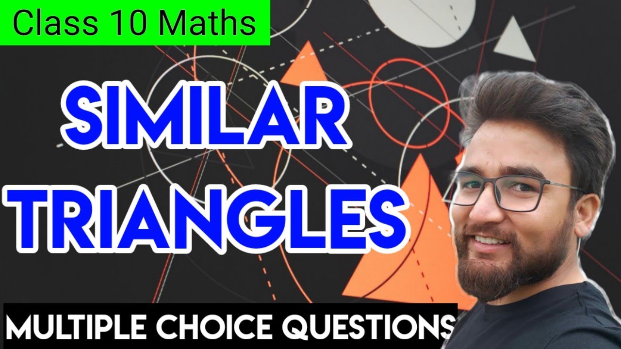 ICSE Class 10th Maths #boardexams  Similar Triangles - Multiple Choice Questions