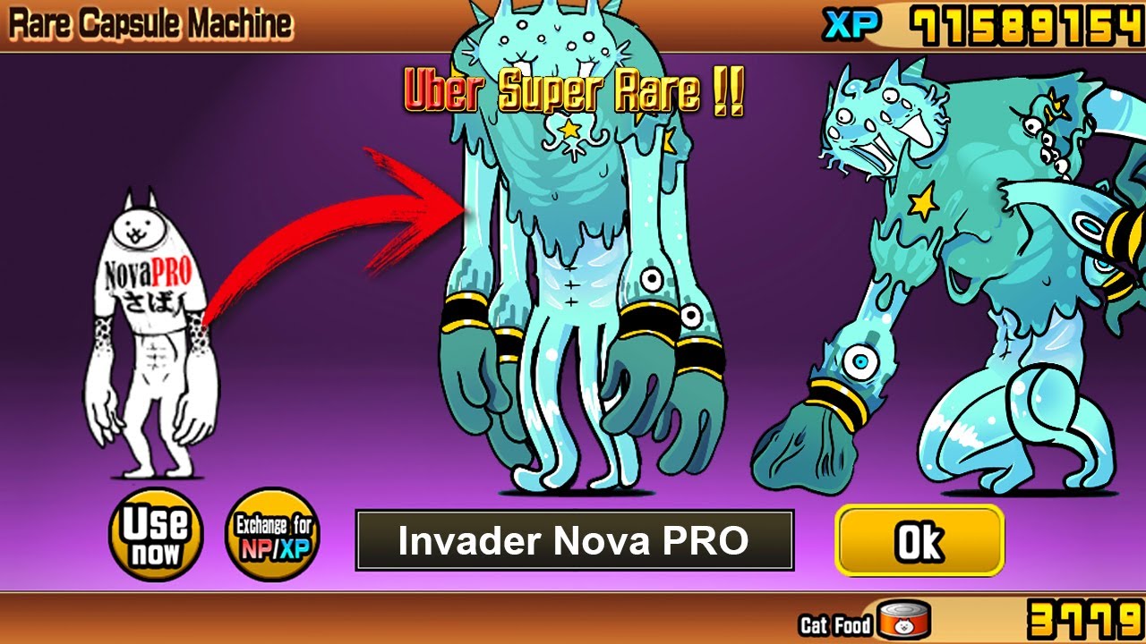 The Battle Cats - Uber Invader Nova PRO (Alien)