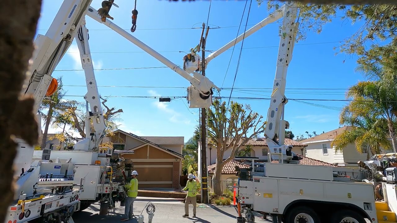 Edison (SCE) replaces electrical pole