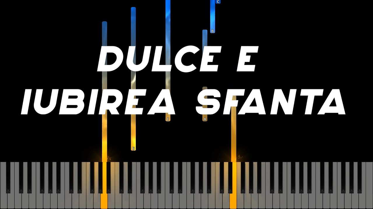 Dulce e iubirea sfanta - Pot sa se sfarame muntii - Negativ Pian  - Instrumental Pian- Tutorial #496