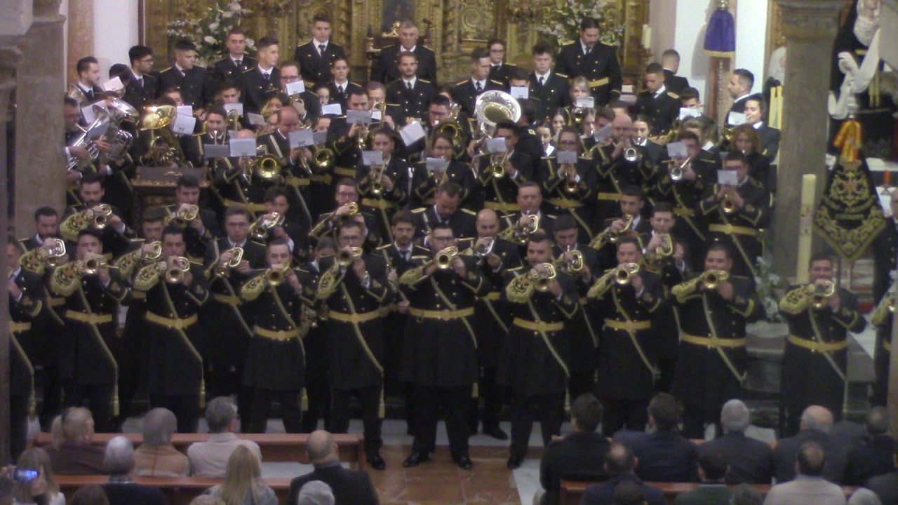 Caido y Fuensanta 2019 Cruz verdadera concierto Hdad Descendimiento estreno nueva marcha
