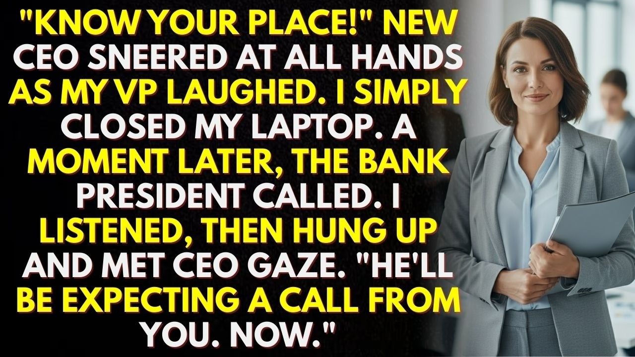 CEO Sneered 'Know Your Place'—I Checkmated His Career ♟️
