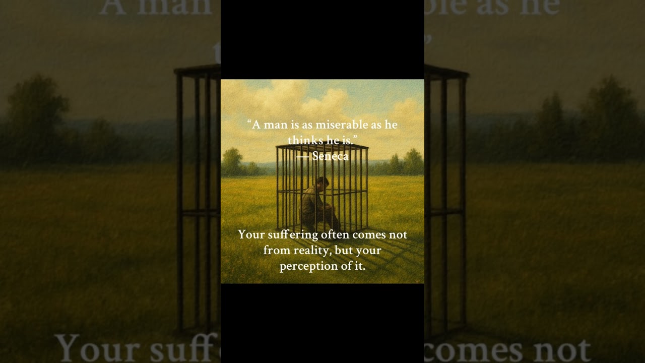 You&rsquo;re not trapped.#stoicism #seneca #mindset #innerfreedom #selfmastery #mentaldiscipline