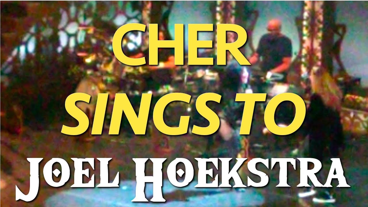 If I Could Turn Back Time ⦿ Cher sings to Joel Hoekstra 👁 MGM National Harbor Washington DC 2017
