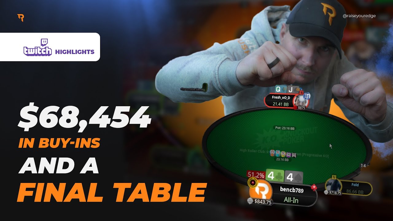 $68,454 in BUY-INS & The Final 3 of the Sunday Highroller! | SCOOP 2022 Twitch Highlights