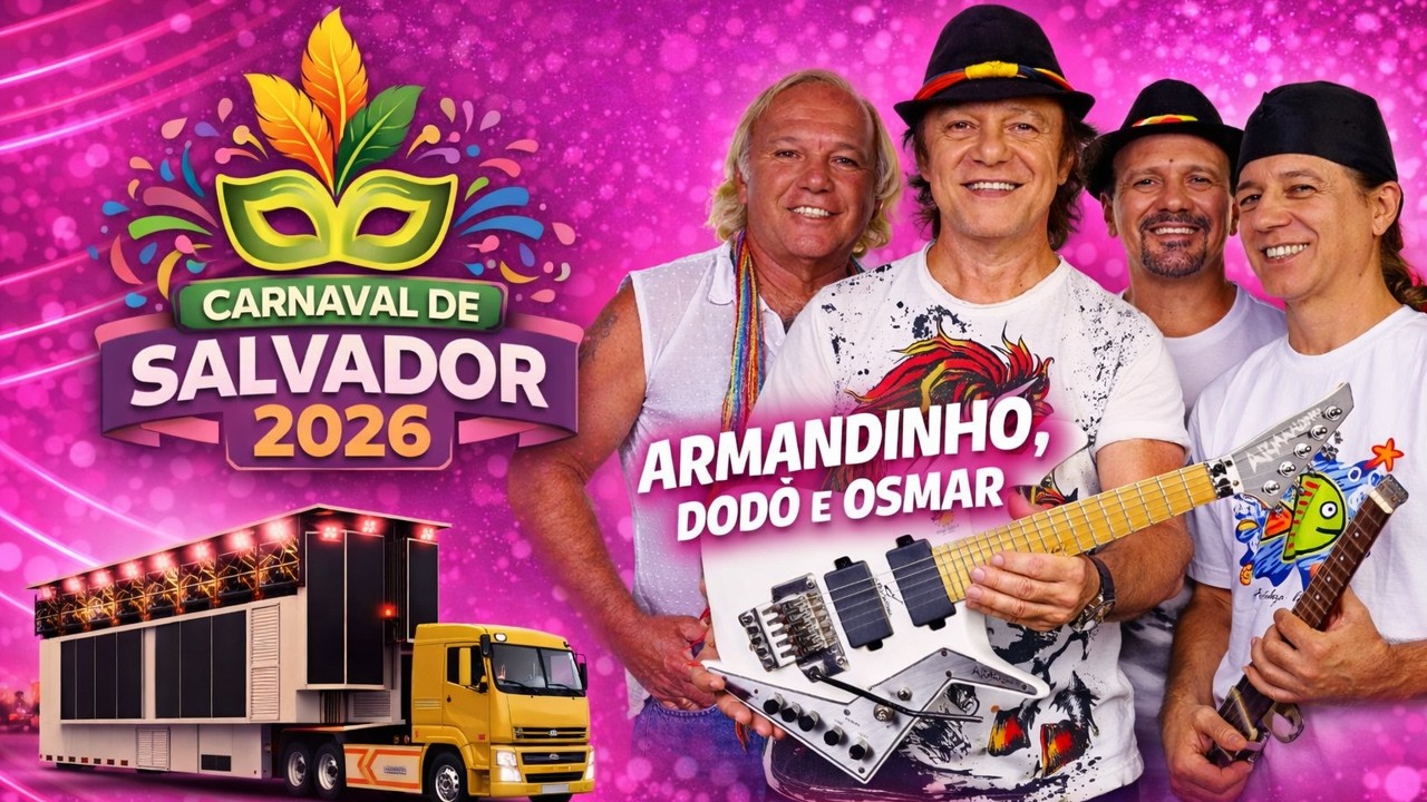Carnaval 2026 - Armandinho Dodô e Osmar no Sábado - Salvador BA - 14/02