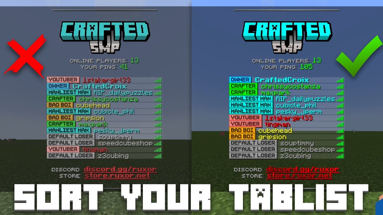 How to Sort your Tablist! TAB Plugin Tutorial