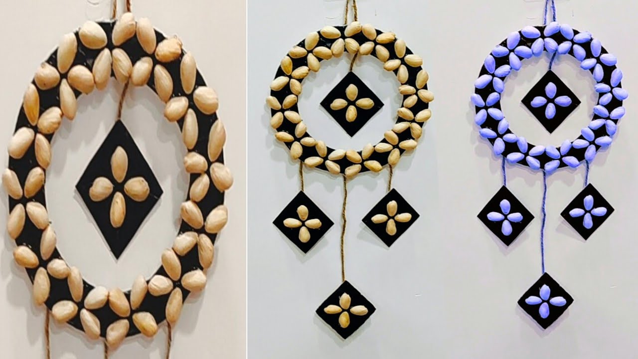 Pista Shell Craft Wall hanging / Diy Wall Hanging / Diy Wall Decor Ideas / Pista Shell Craft Ideas 
