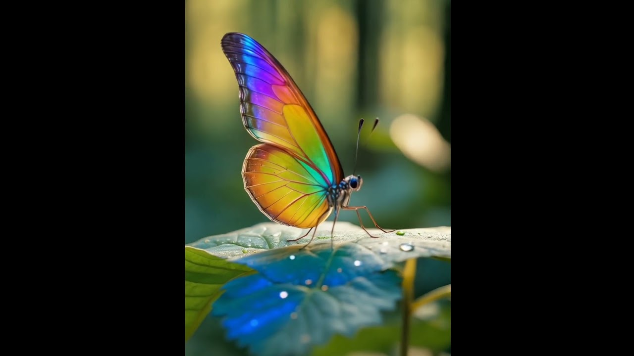 ✨ Found video of the Rainbow Butterfly! Don&rsquo;t forget to LIKE, COMMENT, and SUBSCRIBE! #Butterflies