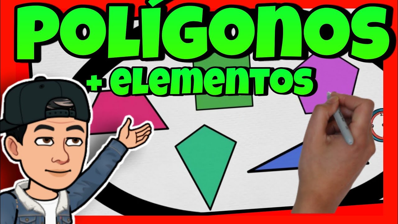 🔶Los POLIGONOS y sus ELEMENTOS [para NIÑOS de PRIMARIA]