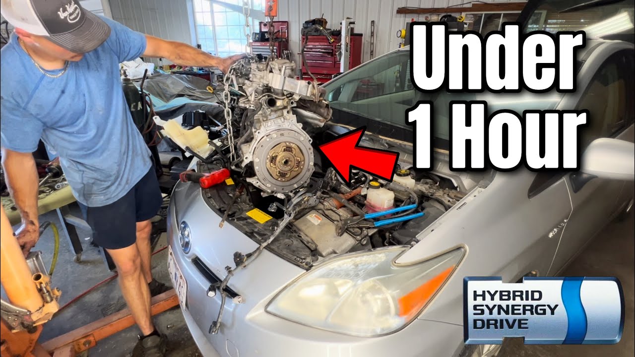 2010-2015 Toyota Prius Engine Removal | 3rd Gen Hybrid (WORLD’S FASTEST REMOVAL)