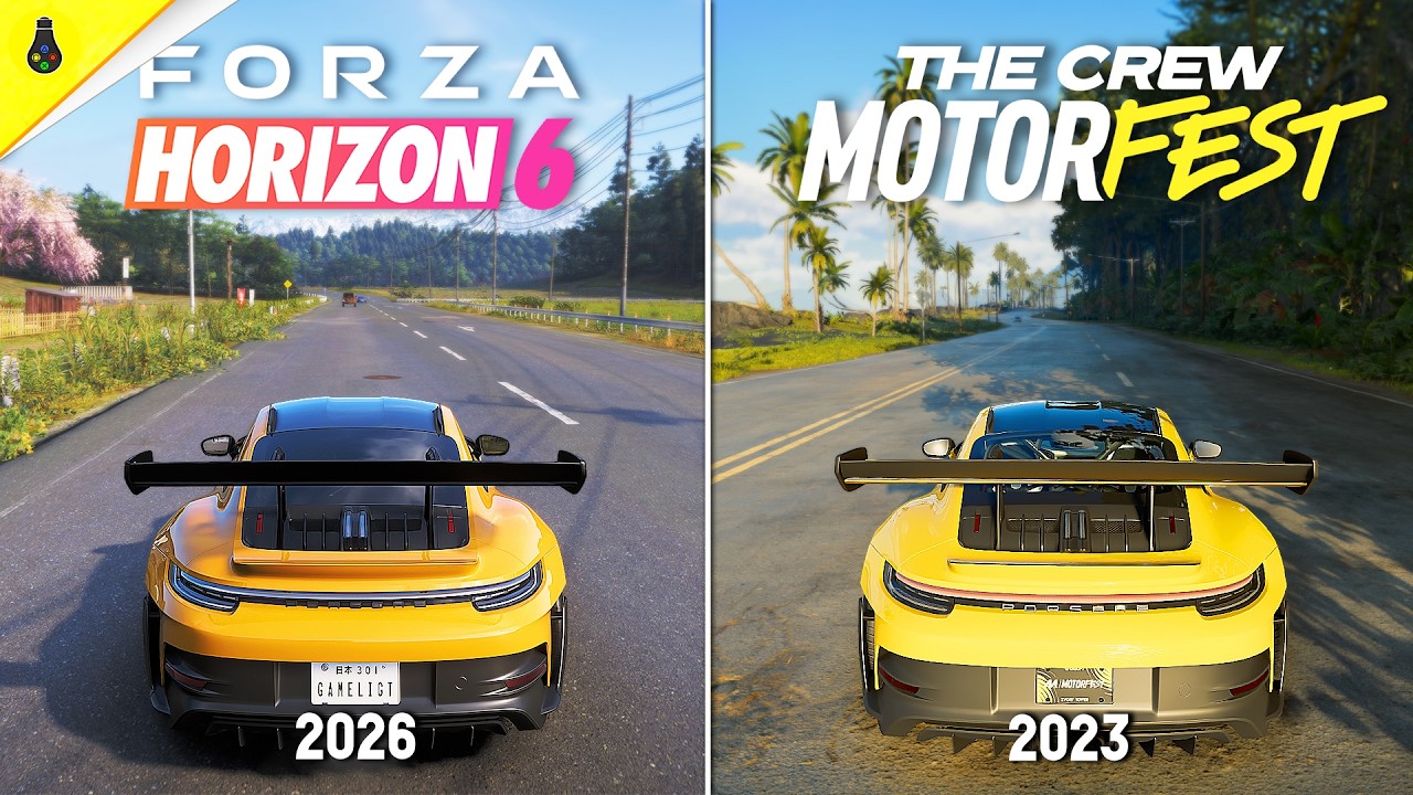 Forza Horizon 6 vs Motorfest - Сравнение деталей и физики