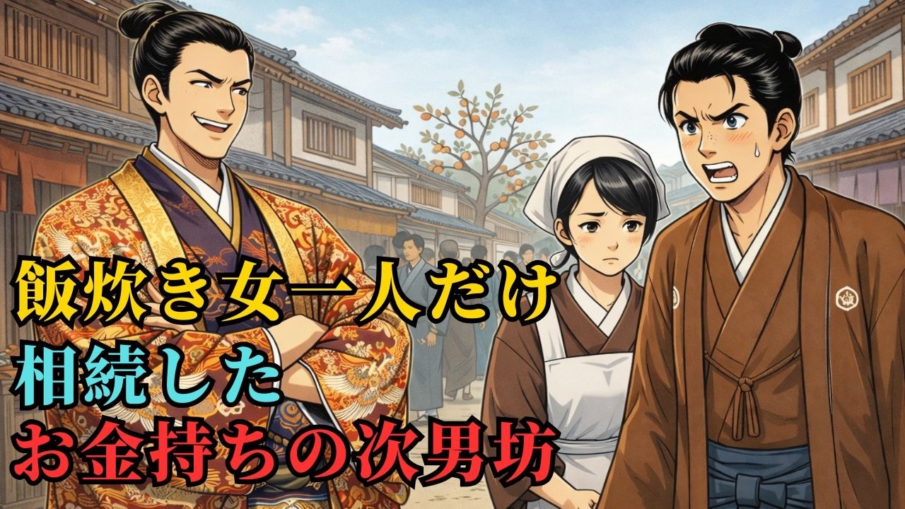 お金持ちの母から飯炊き女