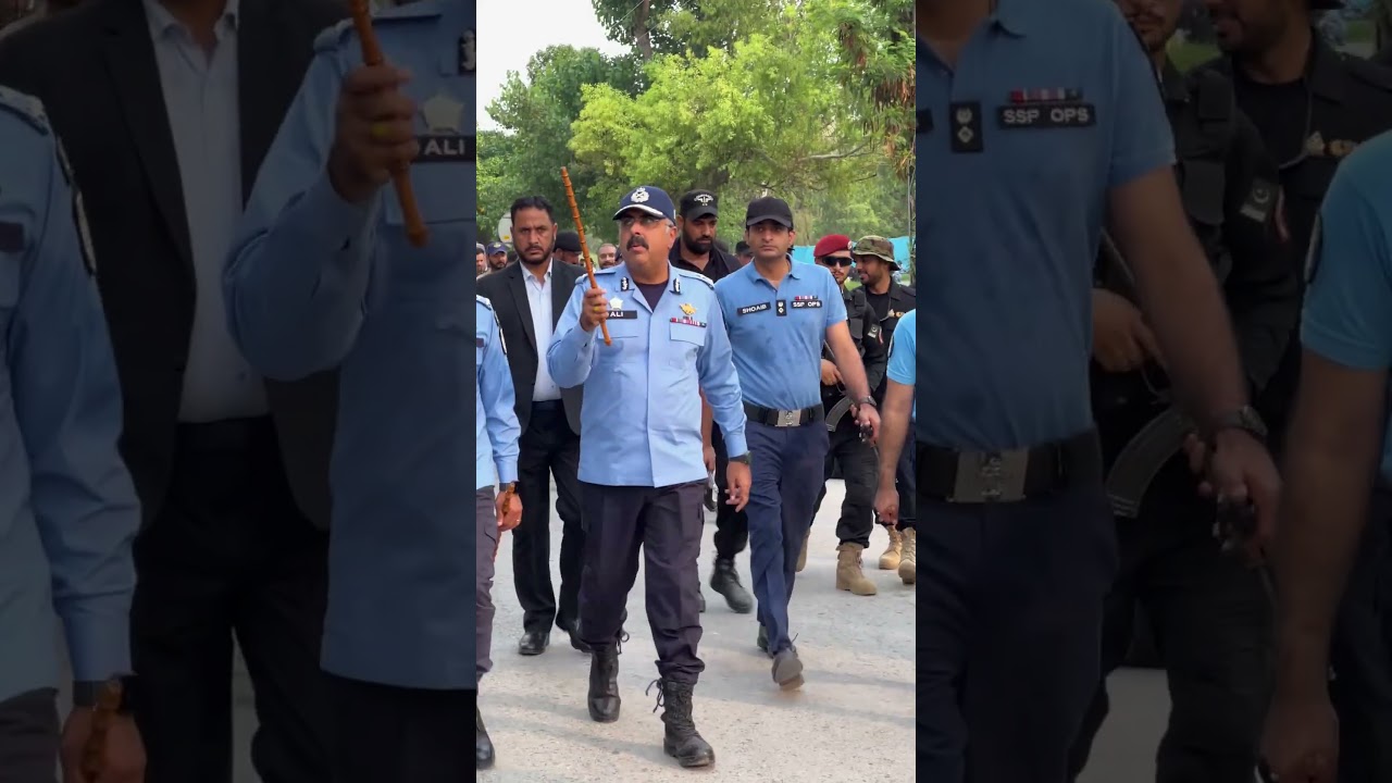 IG Islamabad Syed Ali Nasir Rizvi Leads &mdash; Police on High Alert & Fully Committed