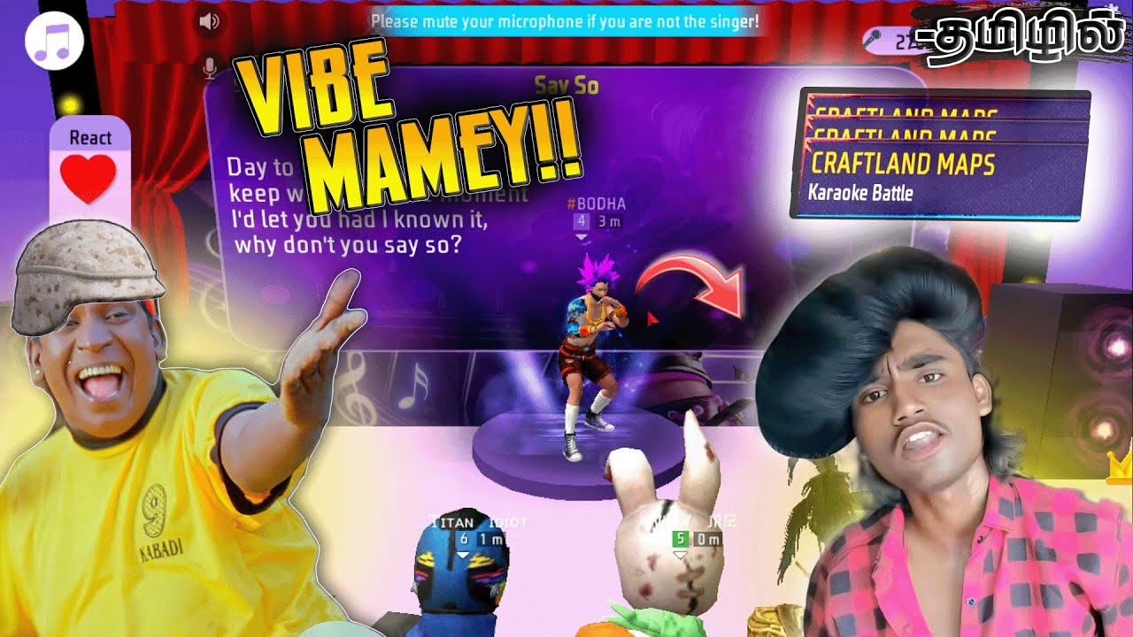 Vibe Time Mamey 😎💥 | Free Fire Funny Moments தமிழ்  | Ft.Vadakkans 🤣
