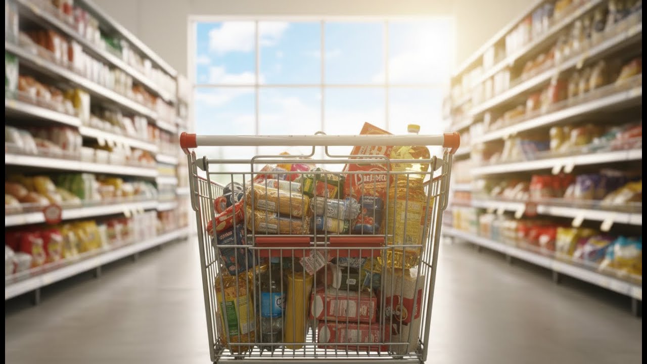 🛒🌤️ Поездка в супермаркет за необходимыми продуктами